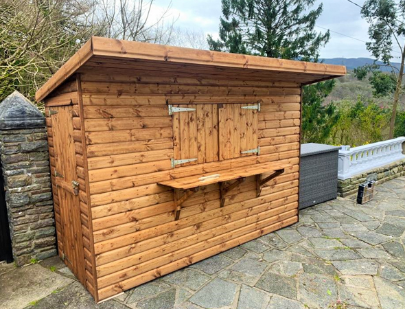 10 x 8 Pub Shed