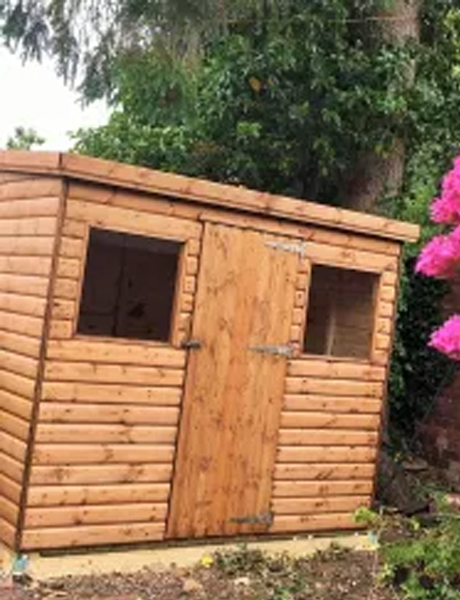 8 x 6 Pent Shed